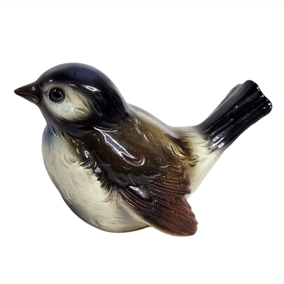 Vtg Goebel CV73 Sparrow Bird Porcelain Figurine Blue Throat West Germany Art 4" - Picture 3 of 7
